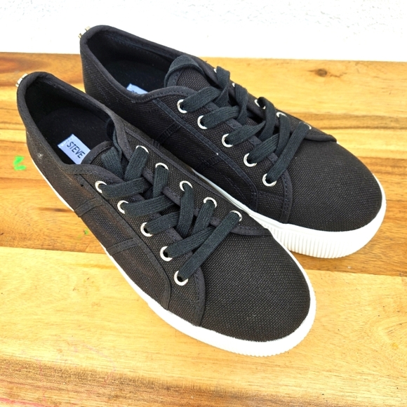 Steve Madden Emmi Platform Lace Up Sneakers Size 9.5 - Picture 4 of 16